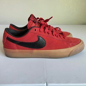 Nike Zoom Blazer Low Pro GT SB Cinnabar Gum 2021 Men size 9 red black